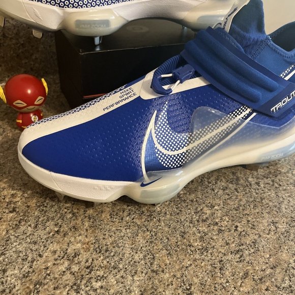 Nike Force‎ Zoom Trout 7 Baseball Cleats CI3134-402 Royal Blue / White Size 13.5 - Picture 3 of 8